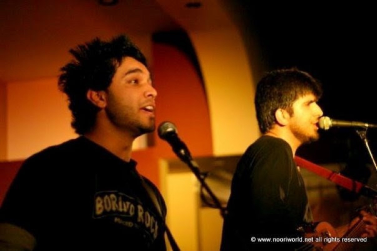 On stage with Noori