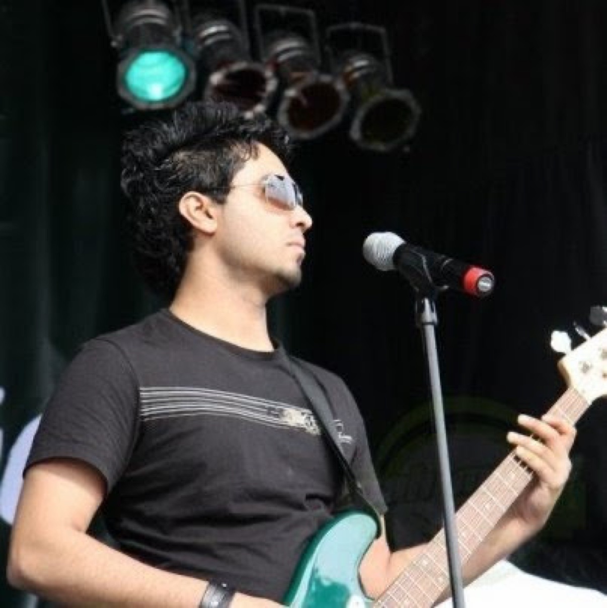 Live on stage