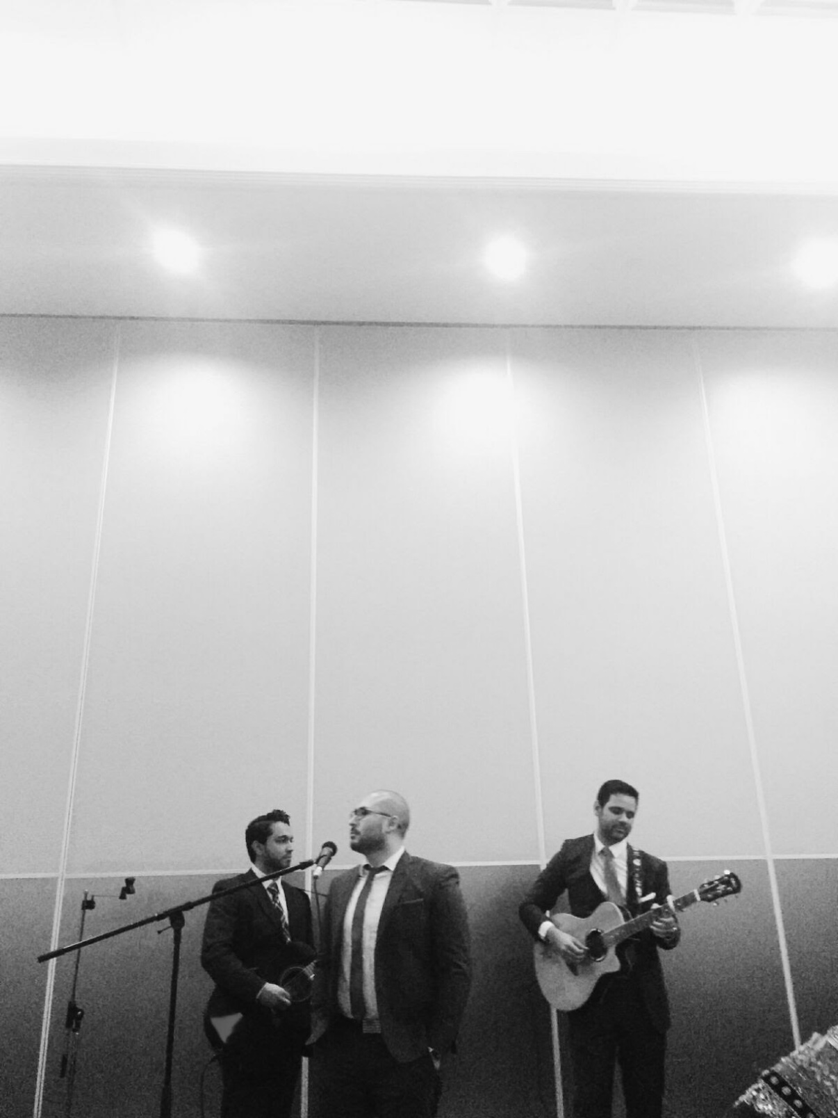 Trio in suits